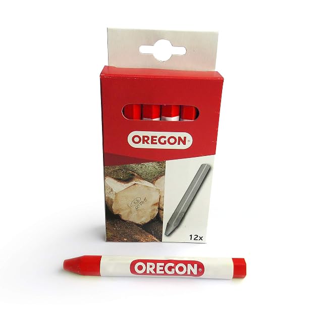 Craies de marquage hexagonales rouges Oregon dans leurs manchons papier